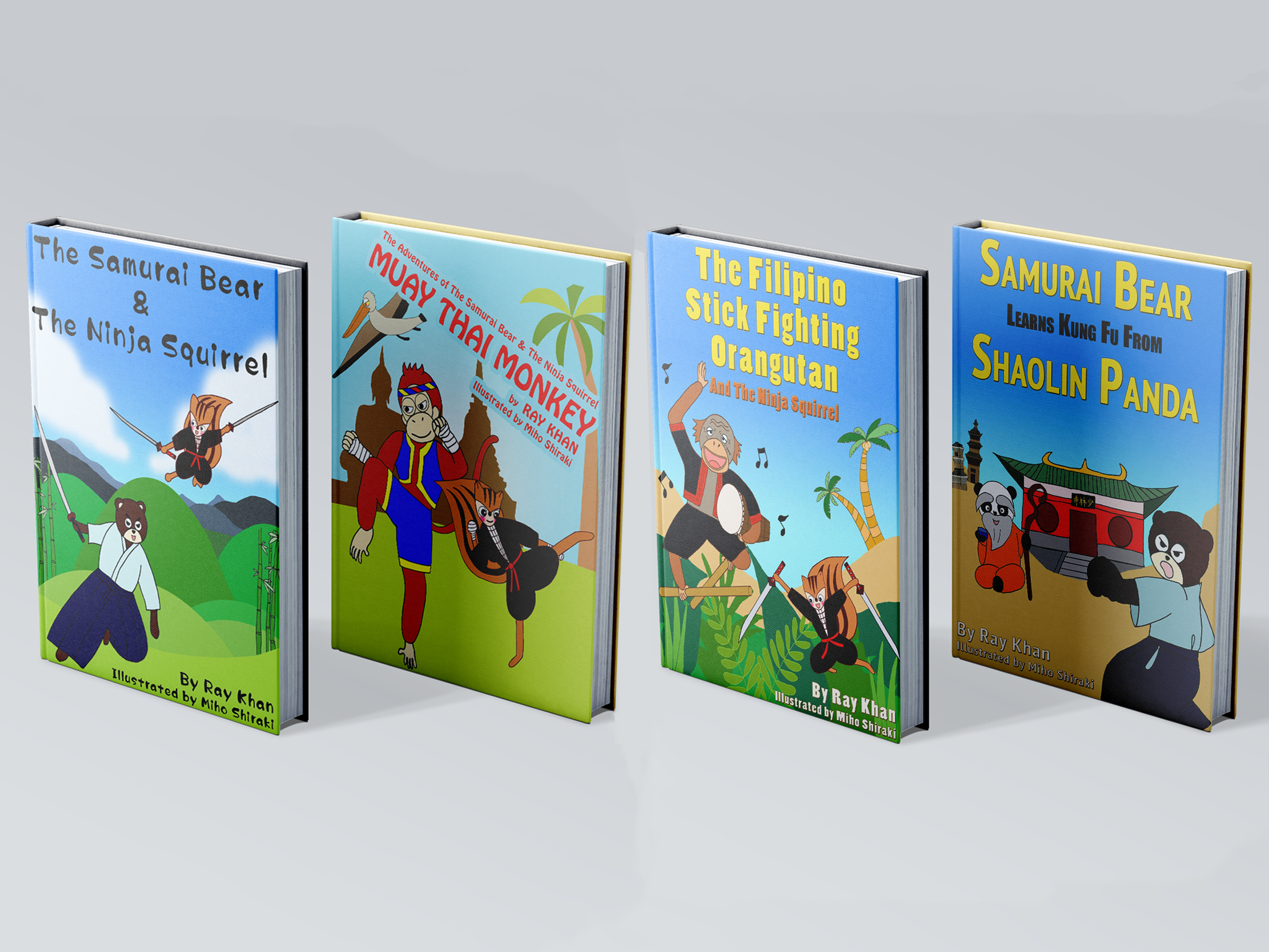 samurai bear and ninja squirrel<br />
